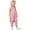 Rose, variante sur Combinaison Courte Élégante pour Filles, Design Imprimé, Tissu Confortable, Doux et Extensible, Tenue pour Tout-Petits et Bébés, Tenue de Jeu, Vêtement Décontracté d'Été pour
