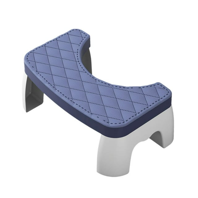 Feltree Foldable Padded Bathroom Step Stool, Non-Slip Shower Footrest with Ventilation Holes for Compact Space Storage