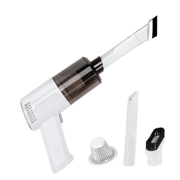 Compressed Air Duster & Mini Vacuum Keyboard Cleaner , New Generation Canned Air Spray, Portable Electric Air Can, Cordless Blower Computer Cleaning Kit