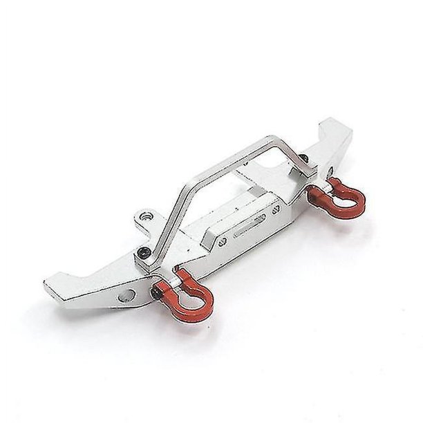 Parachoques Delantero YONGSHENG Metal para Wpl C14 C24 C24-1 1/16 Rc Plateado