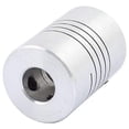 thumbnail image 2 of uxcell 6mm to 8mm Shaft Coupling 25mm Length 18mm Diameter Stepper Motor Coupler Aluminum Alloy Joint Connector for 3D Printer CNC Machine DIY Encoder, 2 of 4