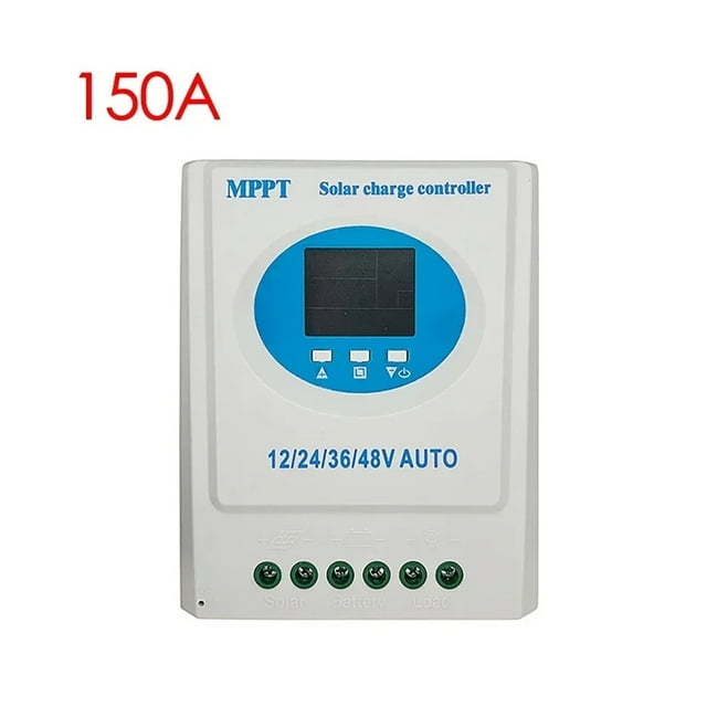 MPPT Solar Char Controller 120/150A Dual USB 12V 24V 36V 48V Auto Solar Cell Panel Charr Regulator Lead-acid/Lithium Battery