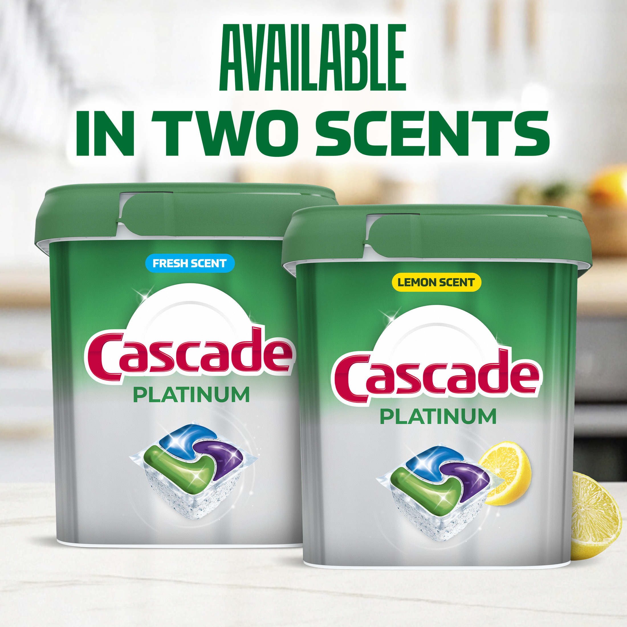 Cascade Platinum Dishwasher Pods, Fresh Scent, 26 Count photo 6