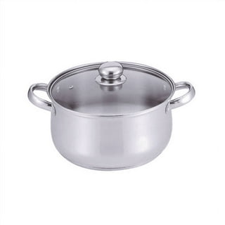 Prime Cook 4 qt. Stainless Steel Soup Pot with Lid WST0220