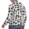 thumbnail image 6 of Honeii Cool Camera Pattern Mens Hoodies Men's Loose Sleeve Sweatshirt,Pullover Hooded Sweatshirt for Men,Essentials Hoodie-Large, 6 of 7