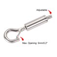 thumbnail image 4 of Unique Bargains 5mm Open Picture Hanging Wire Hook Electroplating Copper Hooks 4Pack, 4 of 5