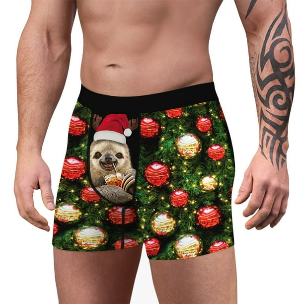 Calzoncillos bóxer cómodos para hombre, transpirables, con