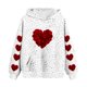 thumbnail image 3 of Sudadera con capucha para niños, camiseta de manga larga con estampado de cuello redondo para niños y niñas mayores, sudadera con capucha, top de poliéster para niña, 3 of 5