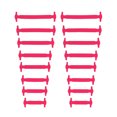 thumbnail image 4 of Qarigey 16 Uds. De cordones elásticos, herramienta gratuita para atar zapatos, accesorios para calzado, hebillas de silicona, hebilla sin cordones rosa Rosa 10piezas Qarigey CBP016171, 4 of 4