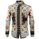 thumbnail image 1 of Camisa de manga larga con estampado de bronceado informal de moda de otoño para hombre Pompotops oipoqjl26376, 1 of 8