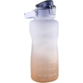 thumbnail image 1 of Botella de agua motivacional de 2 litros de capacidad, sin BPA, verde, 1 of 1