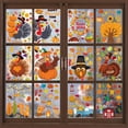 thumbnail image 4 of Pegatinas de ventana de Acción de Gracias, pegatinas de pavo festivo para ventana de cristal Zhivalor CPB-SSW75-1, 4 of 5