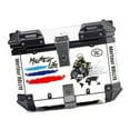thumbnail image 2 of Motorcycle 45L Motorcycle Rear Trunk Aluminum Alloy Luggage Case Quick Release Motorbike Tail Storage Box Waterproof &amp; Shock Absorption with 2 Keys, 2 of 6
