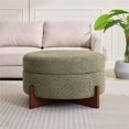 thumbnail image 4 of A Round Footstool With Storage,Green, 4 of 11