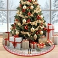 thumbnail image 3 of Christmas Tree Skirt Christmas Decoration, Christmas Tree Decoration Dress, New Year Holiday Party Decor, 90cm, 3 of 5