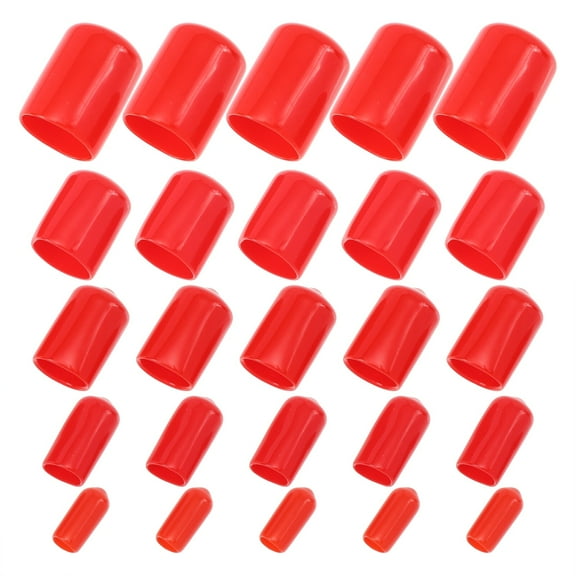 100pcs Rubber End Protective Caps Waterproof Bolt Covers Thread Protectors