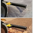 thumbnail image 5 of WildBreak 60" Tractor Rake, Attached by 3 Points, with Hard Rake Body, Yellow & Black, 5 of 6