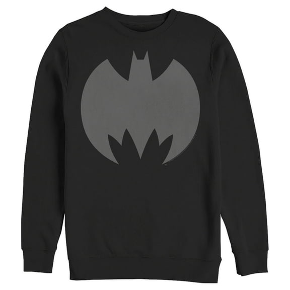 Men's Batman Logo Geometric Sweatshirt Black Small
