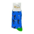 thumbnail image 2 of Mens Novelty Funny Golf Socks | Mr Heron | Breathable Crew Fun Patterned Bamboo Dress Socks, 2 of 2