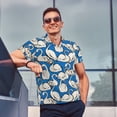 thumbnail image 4 of Fotbe Swan Birds Camiseta Polo de Golf para Hombre con Estampado – Camisa Deportiva Transpirable con Cuello Abotonado-XX-Large, 4 of 6