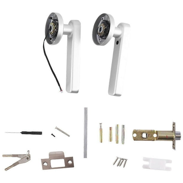 Smart Door Lock Keyless Entry Door Lock Keypad Door Lock with Handle, Fingerprint Door Lock with Tuy