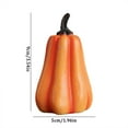 thumbnail image 3 of ZOURIH Pumpkin Resin Battery Operated Lighted Pumpkin Pumpkin Decorations for Fall Outdoor Indoor Party Home Decor, 3 of 5