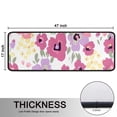 thumbnail image 5 of Kitchen Rugs Sets Of 2,Pioneer Flower Floral Print Pattern Anti Fatigue Kitchen Mat Rugs Non Slip Washable,Decorative Kitchen Floor Mats for Kitchen,Sink,Laundry,17"x47"+17"x47", 5 of 5