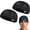 Black+black, variant on Brimless Mesh Caps for Men, 2 Pack Adjustable Lightweight Summer Cap, Summer Style Mesh