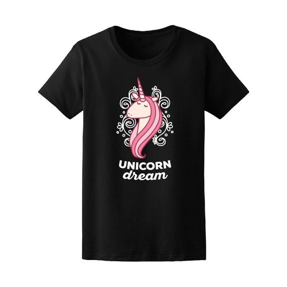 Beautiful Pink Unicorn Dream Tee Women's -Image by Shutterstock