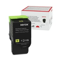 Genuine Xerox Yellow Standard Capacity Toner Cartridge, Xerox C310 Color Printer, (Use & Return)