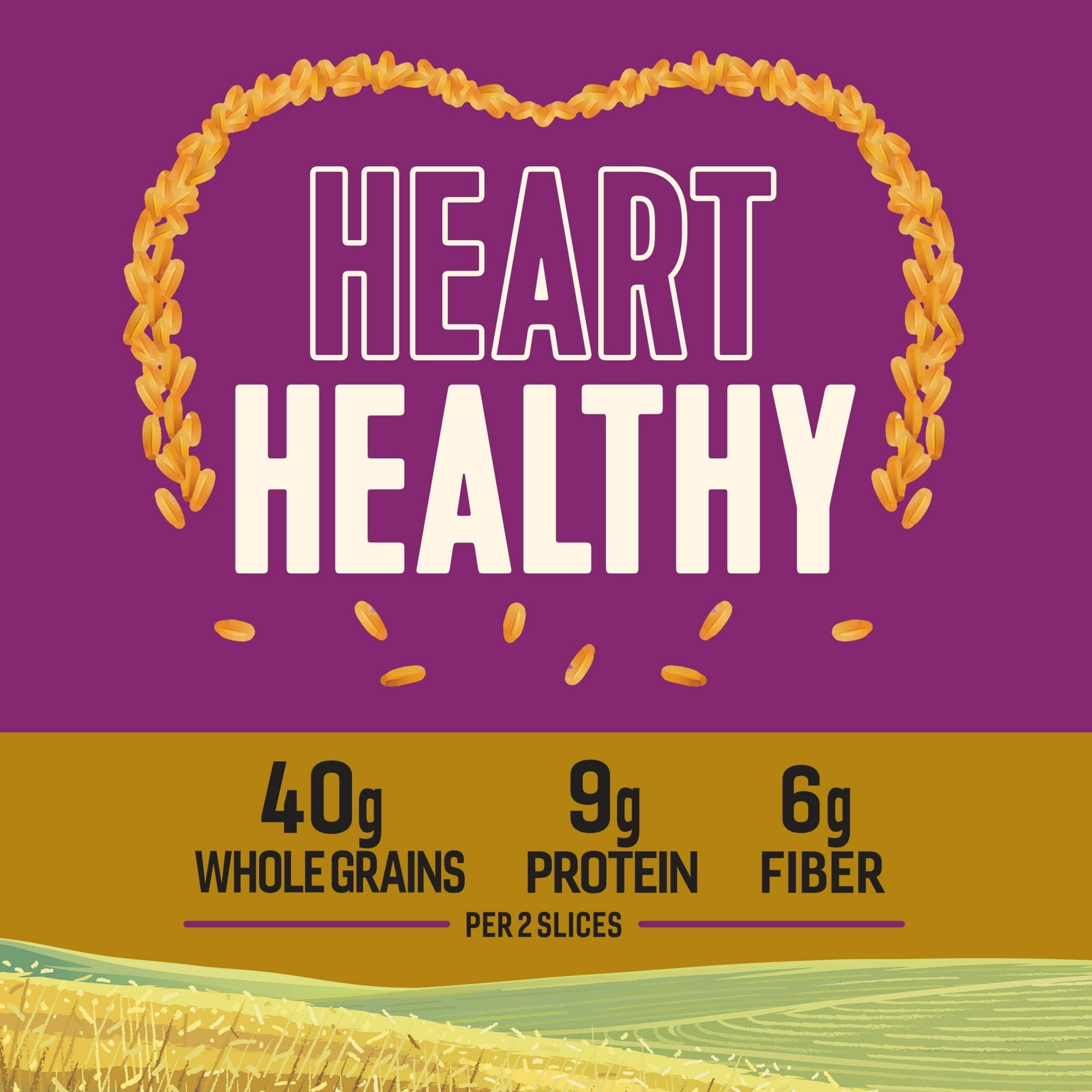 Oroweat Whole Grains Healthy Multi-Grain Bread, 24 oz, Multi-Grain Bread, Bag (Pack of 3)