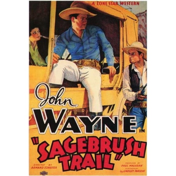 Sagebrush Trail Movie Poster - 11 x 17 in.