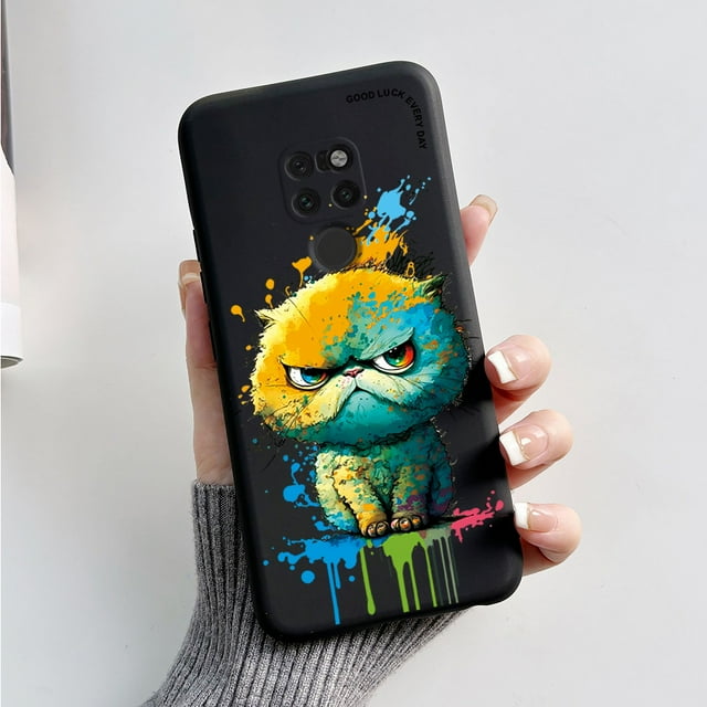 Case For Huawei Mate 20 Pro Coque Cute Rabbit Panda Cover Slim Soft Silicone Phone Case For Huawei Mate20 Pro 20Pro Fundas Capa Black-L04 For Mate 20 Pro