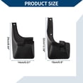 thumbnail image 3 of Guardabarros Unique Bargains con accesorios de montaje para Toyota Vios 2014-2017, guardabarros delanteros y traseros, 3 of 6