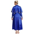 thumbnail image 3 of TiaoBug Clergy Robe for Women Button Down Clergy Dress Cassock Pulpit Church Minister Vestment Liturgical Gown Blue XXL, 3 of 7