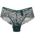 thumbnail image 2 of Bigersell Underwear Women Clearance Cotton Womens Underwear Period Panty Style P-1696 Spandex Thong Panties Ladies Underwear Thong Briefs High Waist Women's Panties Green L, 2 of 2