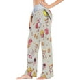 thumbnail image 2 of FREEAMG Women Pajama Pants Lounge Pants Long Stretch Comfy Sleepwear Continental Breakfast Dessert, 2 of 7