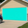 thumbnail image 5 of Aqua Grunge Street Style Painting Brush Print Ombre Design Illustration,Garage Door Cover Banner 7 x 16 FT,Garage Door Curtains Backdrop with Grommets for Indoor Outdoor Wall Party Porch Yard Decor, 5 of 9