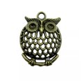 thumbnail image 3 of K-KED 50 Pcs Bronze Plated Owl Charms 33X25MM A11905, 3 of 3