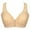Yellow, variant on IROINNID Women's Push-Up Bras Solid Full Coverage Wire Free Underwear One-Piece Everyday Front Buckle Underwear