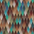 thumbnail image 1 of Ahgly Company Indoor Square Patterned Bakers Brown Abstract Area Rugs, 6' Square, 1 of 6