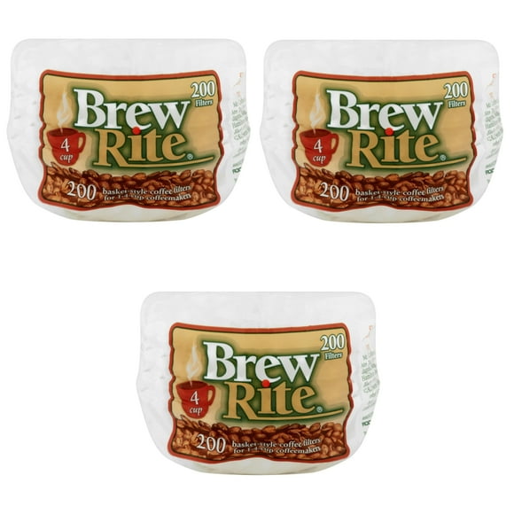 Brew Rite Filtre à Café Panier, Lot de 600