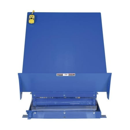 Vestil Manufacturing UNI-3648-2-BLU-208-3 36 x 48 in. 2000 lbs Scissor Lift Table - Blue, 208V & 3 Phase