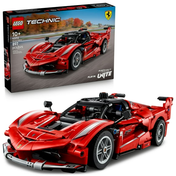 LEGO Technic Ferrari FXX K Kids Toy Car - Building Toy for Girls & Boys - Ferrari Car Toy for Ages 10+ - Makes a Cool Birthday or Any - Time Gift for Kids - Race Car Model for Play & Display - 42212