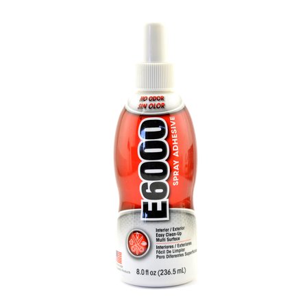 E-6000 Spray Adhesive 8 oz. bottle (pack of 2)