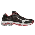 thumbnail image 4 of Mizuno Wave Lightning Z5 Women's Volleyball Shoe, Size 8.5, Black-Red (9010), 4 of 7