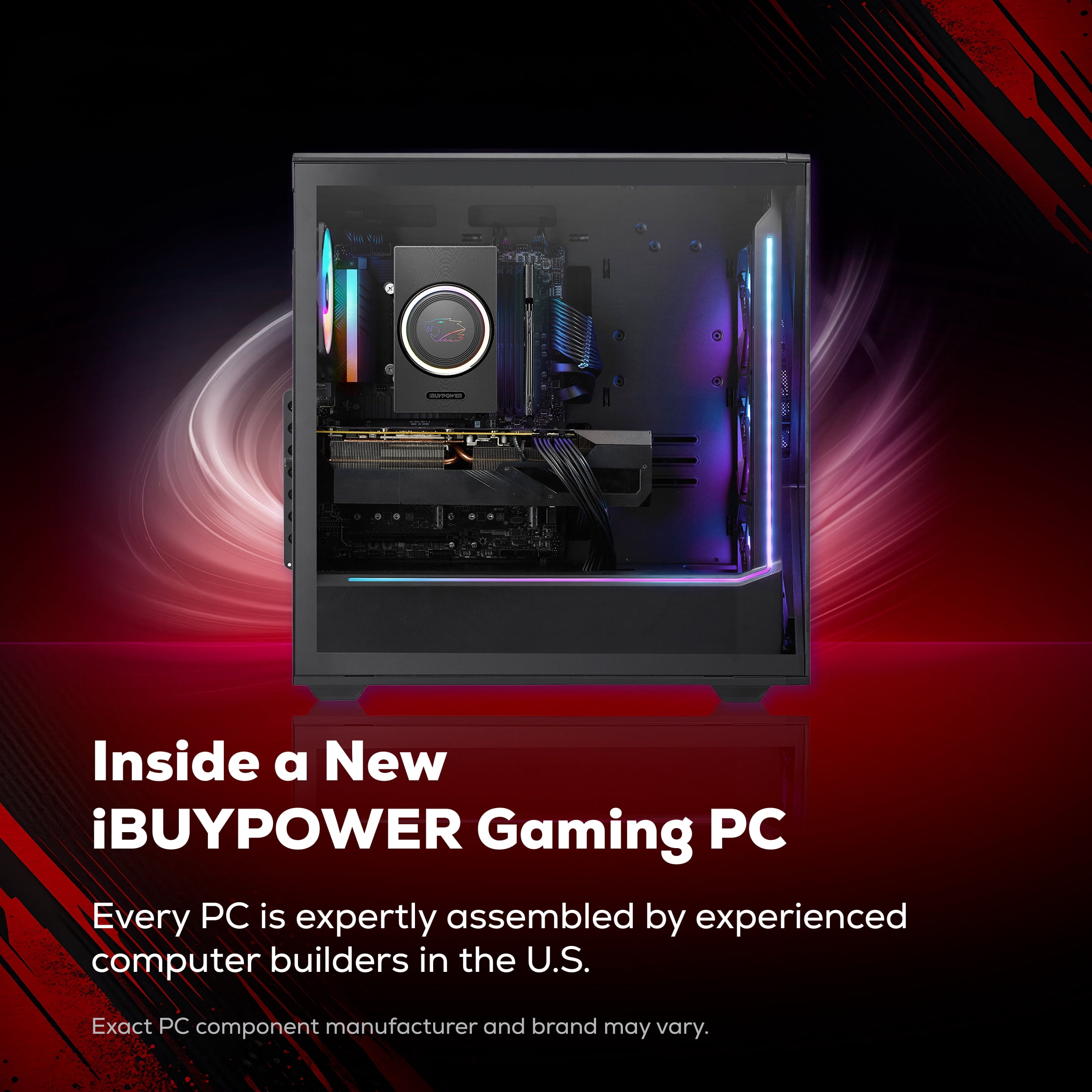 iBUYPOWER Slate Gaming PC Desktop Computer Intel Core Ultra 5 250KF Plus CPU, NVIDIA RTX 5060Ti 8GB GPU, 16GB DDR5 RGB 5200MHz RAM, 1TB NVMe SSD, Windows 11 Home, Gamer Keyboard and Mouse- SBI5N56T01