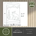 thumbnail image 2 of Vaxcel Yellowstone 1 Light Bronze Rustic Moose Tree Flush Indoor Outdoor Wall Sconce, 2 of 8