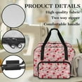 thumbnail image 5 of ZIATUBLE Cherry Travel Sewing Machine Bag Daisy Portable Padded Storage Universal Sewing Machine Case and Organizer Soft Sewing Kit Storage Compatible with Most Standard Sewing Machines, 5 of 7