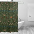 thumbnail image 2 of Victorian William Morris Original Design Vintage Shower Curtain Furniture Bathroom Fabric Decorations Washable Shower Curtain with Hooks, 2 of 8